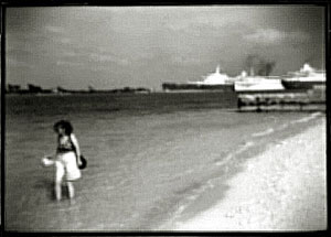 woman on beach